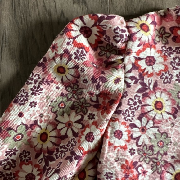 New Floral Fall Dress with Tights size 5 - Picture 3 of 7